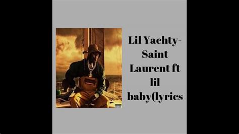 saint laurent ysl lil yachty|Lil Yachty music video.